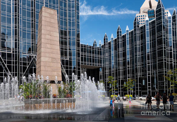 Ppg Place Poster featuring the photograph PPG Place Pittsburgh Pennsylvania #1 by Amy Cicconi