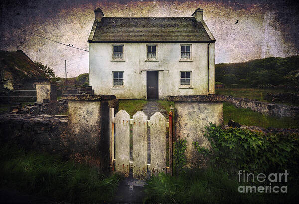 Aran Islands Poster featuring the photograph White House of Aran Island by Craig J Satterlee