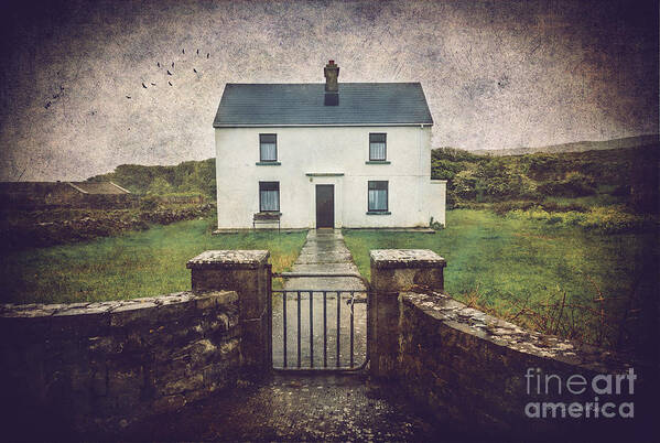 Aran Islands Poster featuring the photograph White House of Aran Island I by Craig J Satterlee
