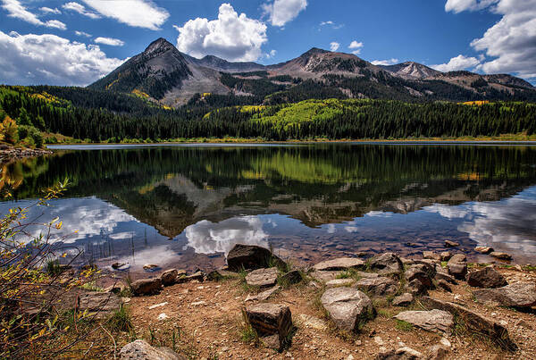 Colorado Poster featuring the photograph Lost Lake by Elin Skov Vaeth