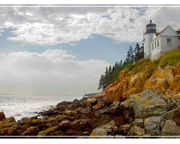 Maine Lighthouse Poster featuring the photograph Bass Harbor Head Lighthouse by Mike McGlothlen