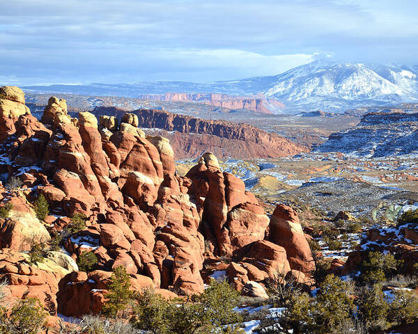 Arches National Park Poster featuring the photograph Fiery Furnace by Ray Mathis