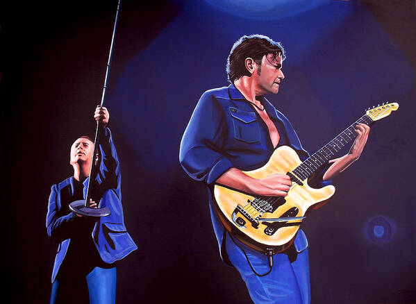 Simple Minds Poster featuring the painting Simple Minds by Paul Meijering