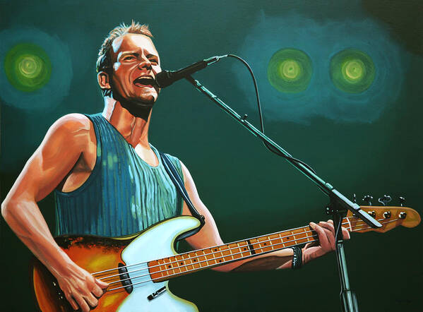Sting Poster featuring the painting Sting by Paul Meijering