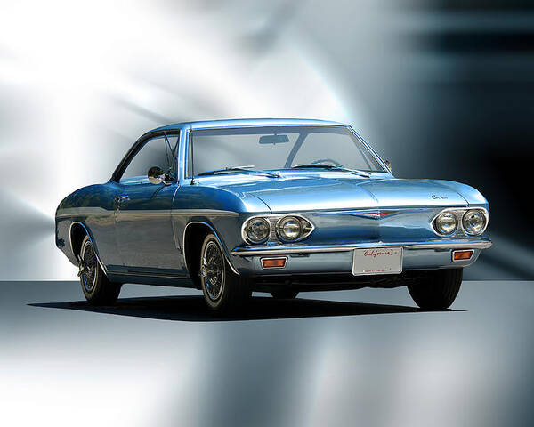 Auto Poster featuring the photograph 1965 Chevrolet Corvair I by Dave Koontz