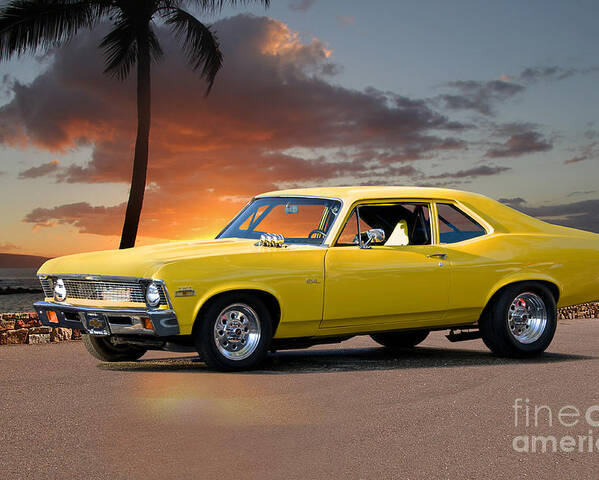 Automobile Poster featuring the photograph 1972 Chevrolet Nova by Dave Koontz