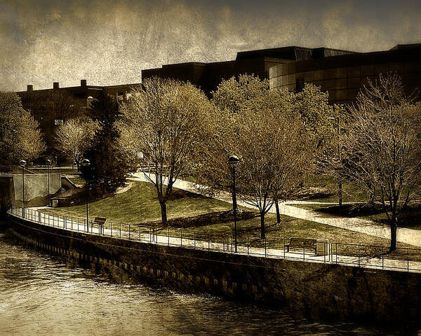 City Poster featuring the photograph Riverside Park by Scott Hovind