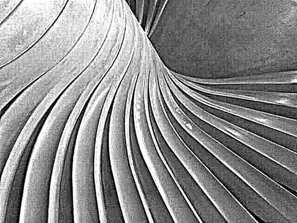 Abstract Poster featuring the photograph Abstract - Spiral Grain by Richard Reeve
