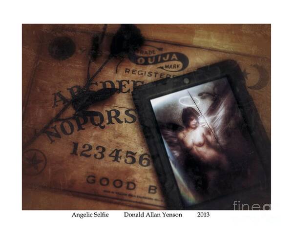 Ipad Poster featuring the photograph Angelic Selfie by Donald Yenson