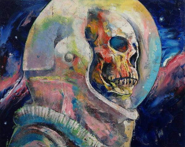 Art Poster featuring the painting Astronaut by Michael Creese