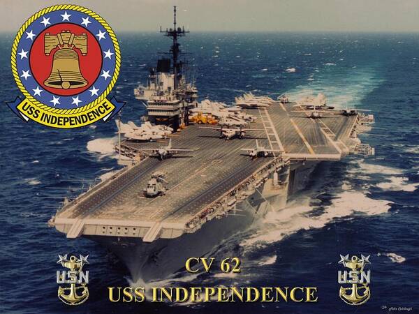 US Navy USS Independence CV-62 T-Shirt Aircraft Carrier