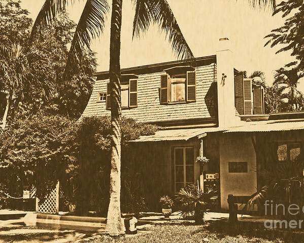 Ernest Hemingway House Writing Studio Key West Florida Rustic