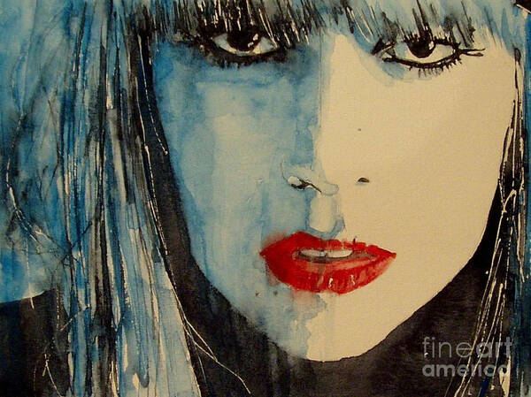 Lady Gaga Poster featuring the painting Gaga by Paul Lovering