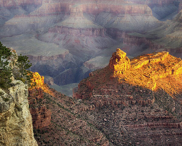 Landscape Poster featuring the photograph Grand Canyon Sun Rise by Michael Hope