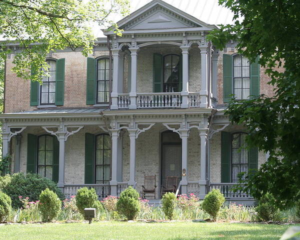Nashville Poster featuring the photograph Grassmere Historic Home by Valerie Collins