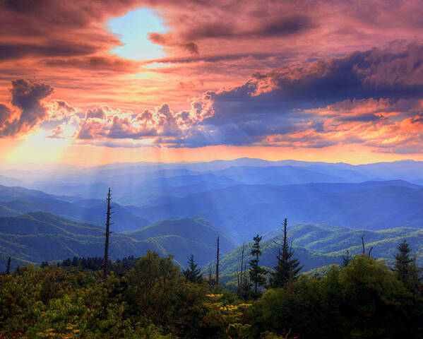 Landscape Poster featuring the photograph Great Smoky Mountains by Doug McPherson