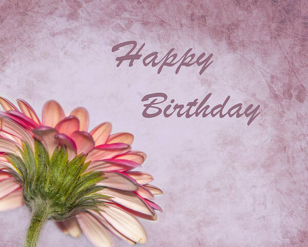 Greeting Card Poster featuring the photograph Happy Birthday by Cathy Kovarik