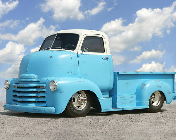 Chevy Truck Poster featuring the photograph Heavy Duty Chevy Truck by Mike McGlothlen