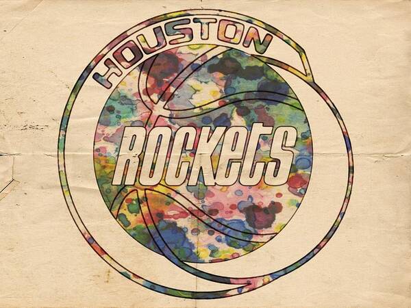 Houston Rockets Vintage t-shirt' Sticker
