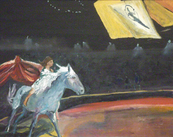 Circus Poster featuring the painting In Synch by Susan Esbensen