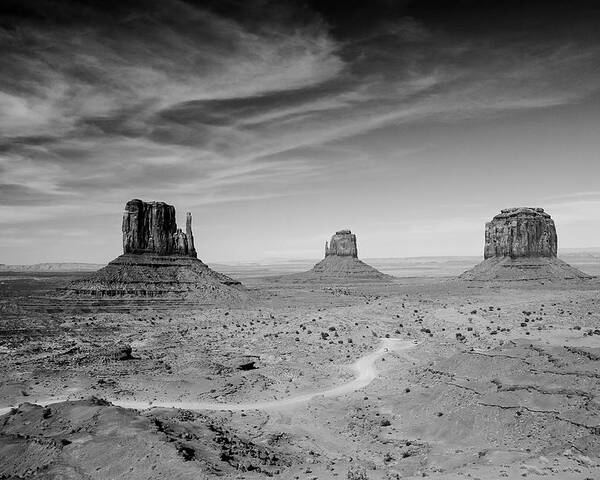 Arizona Poster featuring the photograph John Ford View of Monument Valley by Louis Dallara