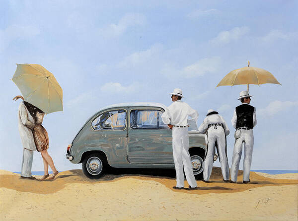 Desert Poster featuring the painting La Seicento by Guido Borelli