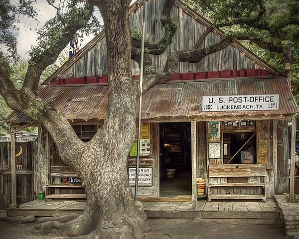 Luckenbach Poster featuring the photograph Luckenbach 2 by Scott Norris