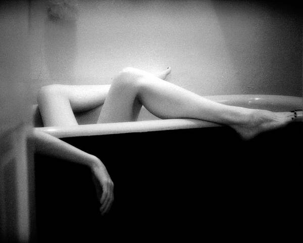 Female Nude Poster featuring the photograph Melting by Lindsay Garrett