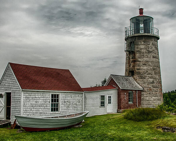 2013 Poster featuring the photograph Monhegan Island Light by Fred LeBlanc