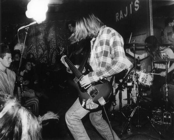 Retro Images Archive Poster featuring the photograph Nirvana Playing In Front Of Crowd by Retro Images Archive