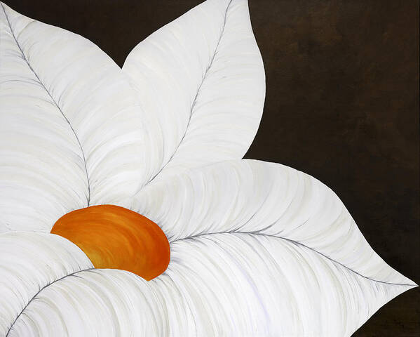 Flower Poster featuring the painting Orange Crush by Tamara Nelson