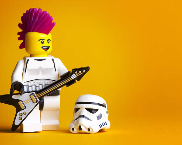 Lego Poster featuring the photograph Rockin' Out by Samuel Whitton
