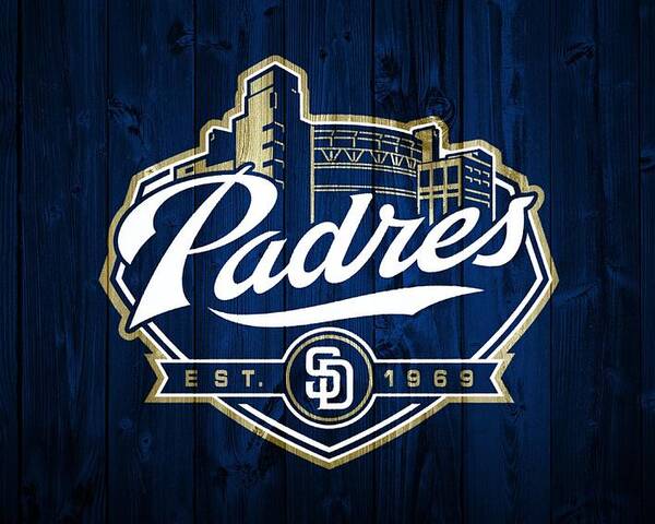 San Diego Padres Barn Door Poster