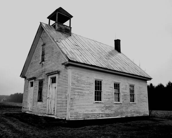 School House Poster featuring the photograph School's Out by Peter Cordice