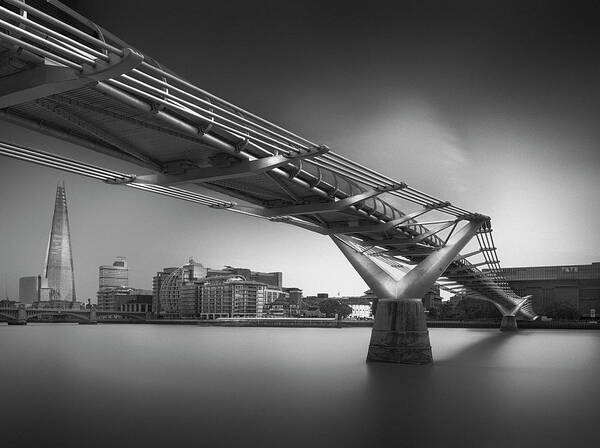 London Poster featuring the photograph Silver City 3 by Ahmed Thabet