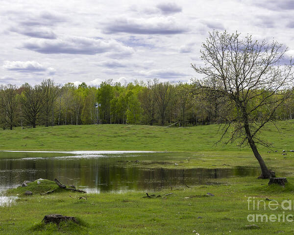 Spring Landscape Poster featuring the photograph Spring Time Machine by Dan Hefle