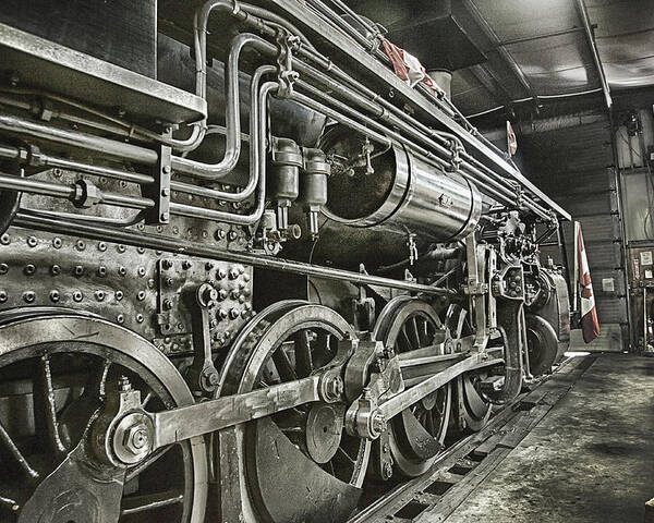 Steam Poster featuring the photograph Steam Locomotive 2141 by Theresa Tahara