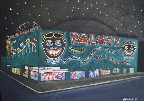 Tillie Poster featuring the painting The Palace at Night by Patricia Arroyo