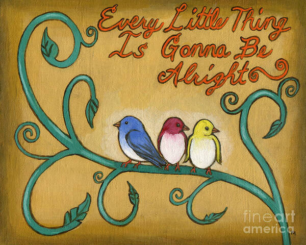 Three Little Birds Poster by Classic Visions Gallery
