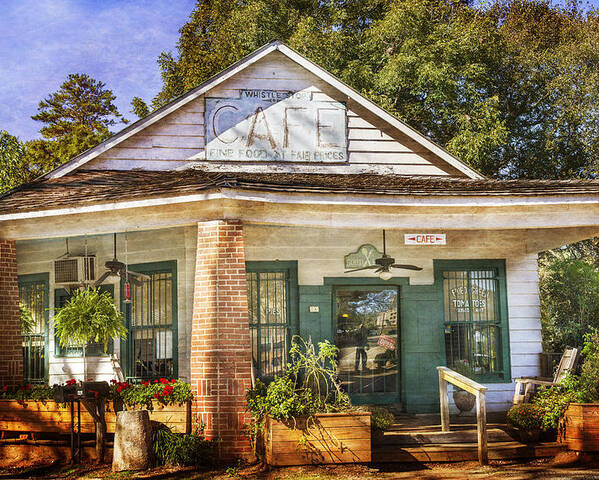 Whistle Stop Cafe Poster featuring the photograph Whistle Stop Cafe by Mark Andrew Thomas