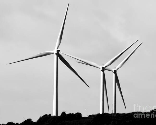 Wales Poster featuring the photograph Wind Power by Jeremy Hayden