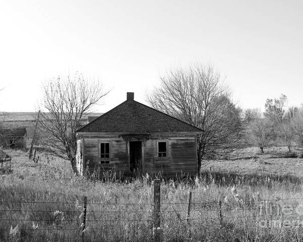 Abandon Homestead House Poster featuring the photograph Abandon homestead by Yumi Johnson