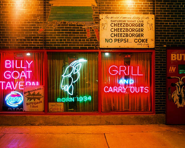 Tavern Poster featuring the photograph Billy Goat Tavern by Claude Taylor