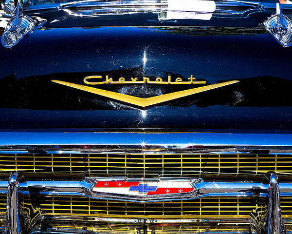 Chevrolet Poster featuring the photograph Chevrolet by Burney Lieberman