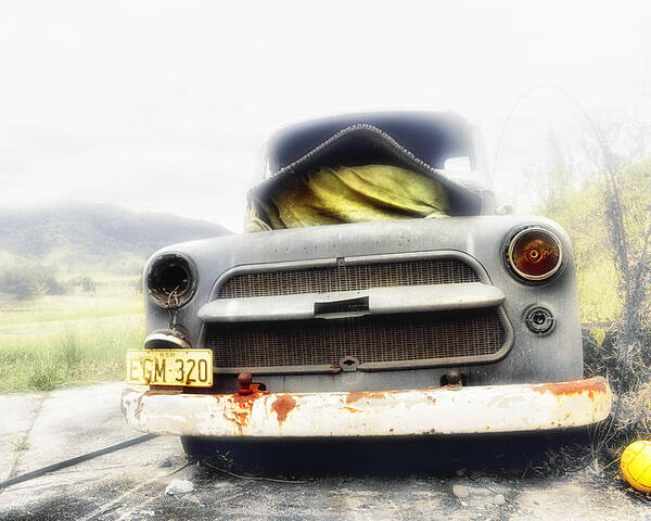 Dodge Truck Poster featuring the digital art Dodge EGM-320 by Kevin Chippindall