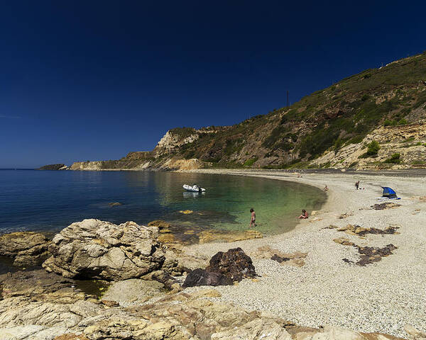 Beach Poster featuring the photograph ELBA ISLAND - Solitary beach - Spiaggia solitaria - ph Enrico Pelos by Enrico Pelos