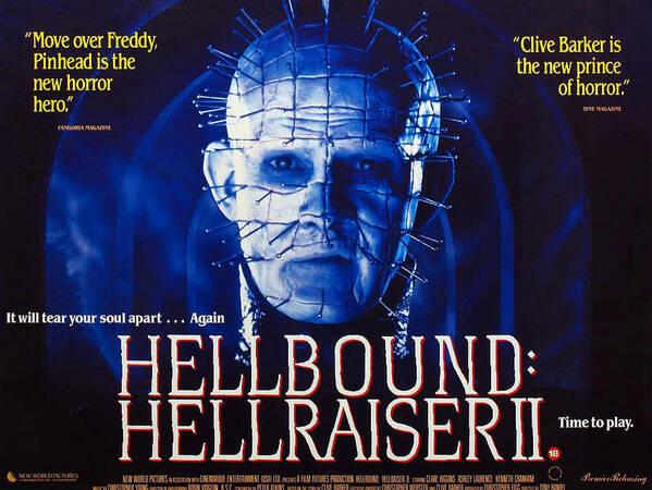 Hellbound Hellraiser II, Doug Bradley Poster by Everett