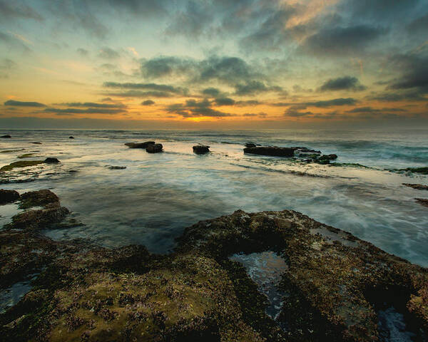 San Diego Poster featuring the photograph La Jolla After Sunset by Joel Olives