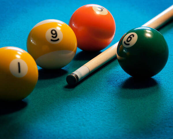 Billiards Poster featuring the photograph Pocket Billiards by Frank Mari