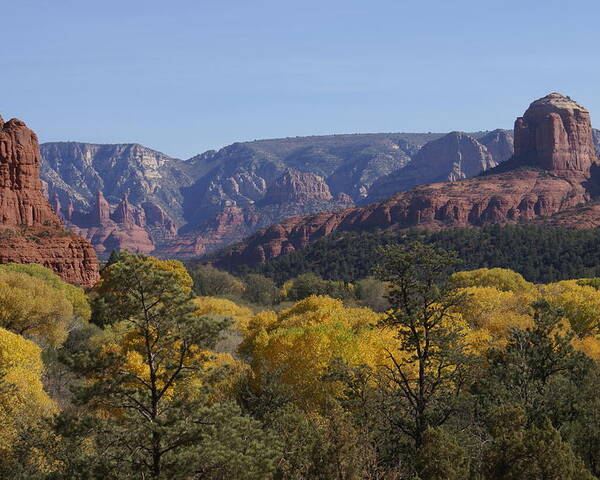 Sedona Poster featuring the photograph Sedona Country by Jerry Cahill